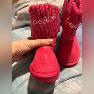 bebe Pink Kids Boots